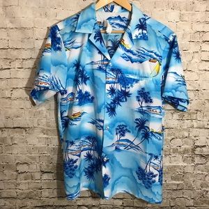 Shoreline Hawaii short sleeve men’s Button Down M